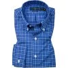 Polo Ralph Lauren Hemd 710767399/004 Custom Fit, Baumwolle, Blau kariert, Blau