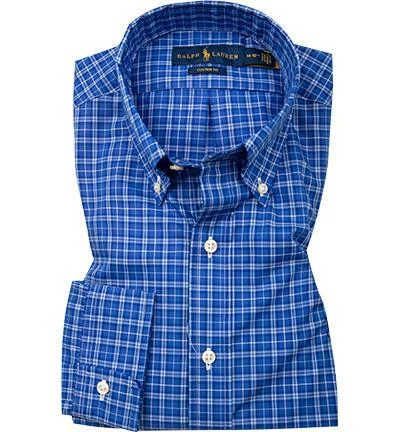 Polo Ralph Lauren Hemd 710767399/004 Custom Fit, Baumwolle, Blau kariert, Blau 2 Polo Ralph Lauren Hemd 710767399/004 Custom Fit, Baumwolle, Blau kariert, Blau – Bild 2