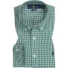 Polo Ralph Lauren Hemd 710849298/007 Slim Fit, Baumwolle, Grün-weiß kariert, Grün-weiß