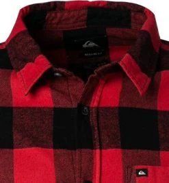 Quiksilver Hemd EQYWT04248/RPY1 Overshirt, Regular Fit, Baumwolle, Rot-schwarz kariert, Rot -hemdenverkauf 376999 norm2
