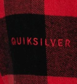 Quiksilver Hemd EQYWT04248/RPY1 Overshirt, Regular Fit, Baumwolle, Rot-schwarz kariert, Rot -hemdenverkauf 376999 norm3