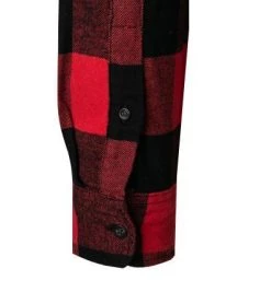 Quiksilver Hemd EQYWT04248/RPY1 Overshirt, Regular Fit, Baumwolle, Rot-schwarz kariert, Rot -hemdenverkauf 376999 norm4