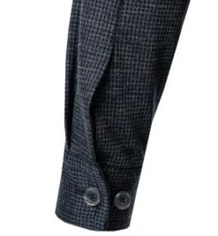 HILTL Overshirt Jake 14161/1001/10 Regular Fit, Jersey, Dunkelblau gemustert, Dunkelblau -hemdenverkauf 377198 norm3