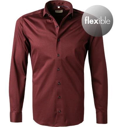 ETERNA Hemd 2159/YS82/67/58 Slim Fit, Jersey CO2-Neutral, Rot 2 ETERNA Hemd 2159/YS82/67/58 Slim Fit, Jersey CO2-Neutral, Rot – Bild 2