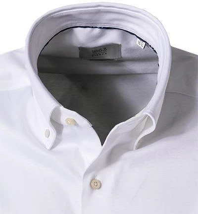 ETERNA Hemd 2159/LS84/00 Comfort Fit, Jersey CO2-Neutral, Weiß 3 ETERNA Hemd 2159/LS84/00 Comfort Fit, Jersey CO2-Neutral, Weiß – Bild 3
