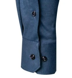 ETERNA Hemd 2159/LS84/17 Comfort Fit, Jersey CO2-Neutral, Blau meliert, Blau -hemdenverkauf 377273 norm3