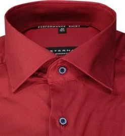 ETERNA Hemd 3377/X18K/56 Modern Fit, Mikrofaser atmungsaktiv, Rot -hemdenverkauf 377280 norm2