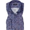 ETERNA Hemd 8046/E19K/82 Comfort Fit, Baumwolle, Dunkelblau gemustert, Dunkelblau