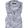 ETERNA Hemd 3472/F08S/67/18 Slim Fit, Baumwolle, Weiß-blau gemustert, Weiß-blau