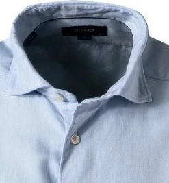 ETON Hemd 1000/02371/21 Slim Fit, Flanell, Hellblau -hemdenverkauf 377296 norm2