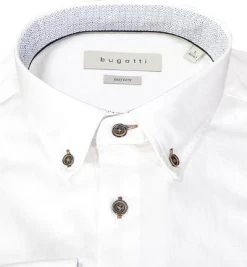 bugatti Hemd 9350/88500/10 Modern Fit, Baumwolle, Weiß -hemdenverkauf 377333 norm2