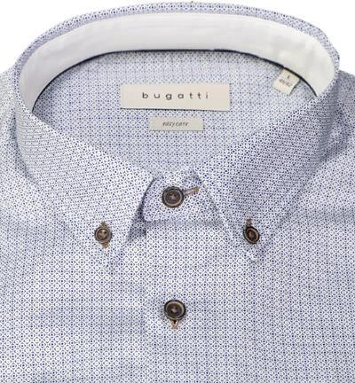 bugatti Hemd 9350/88501/350 Modern Fit, Baumwolle, Hellblau gemustert, Hellblau 3 bugatti Hemd 9350/88501/350 Modern Fit, Baumwolle, Hellblau gemustert, Hellblau – Bild 3