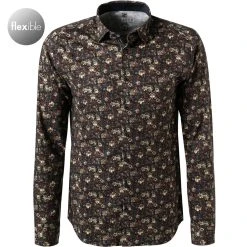 DESOTO Hemd Kent 48328-3/648 Jersey, Multicolor gemustert, Multicolor