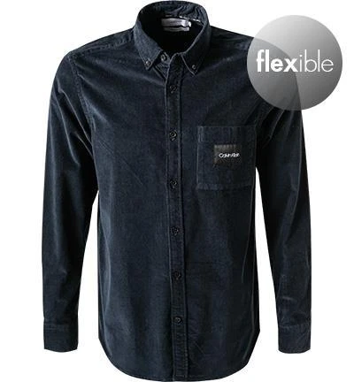 Calvin Klein Hemd K10K107512/DW4 Overshirt, Regular Fit, Cord, Navy 2 Calvin Klein Hemd K10K107512/DW4 Overshirt, Regular Fit, Cord, Navy – Bild 2