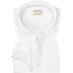 FIL NOIR Hemd Angelo 60002/00 Shaped Fit, Baumwolle CO2-Neutral, Weiß