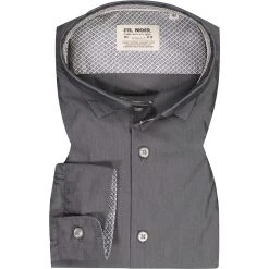 FIL NOIR Hemd Piacenza 51100/08 Shaped Fit, Baumwolle CO2-Neutral, Anthrazit