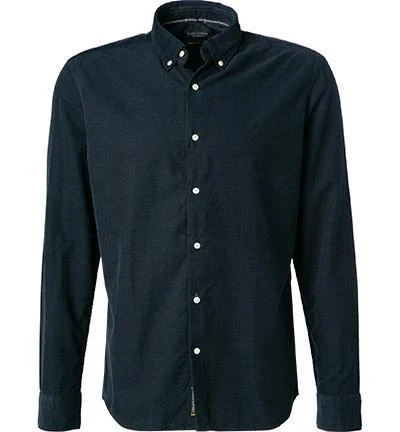 Marc O'Polo Hemd 129 7233 42180/896 Regular Fit, Bio Baumwolle, Nachtblau 2 Marc O'Polo Hemd 129 7233 42180/896 Regular Fit, Bio Baumwolle, Nachtblau – Bild 2