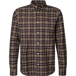 Gant Hemd 3016970/644 Regular Fit, Baumwolle, Royalblau-weinrot kariert, Royal-weinrot