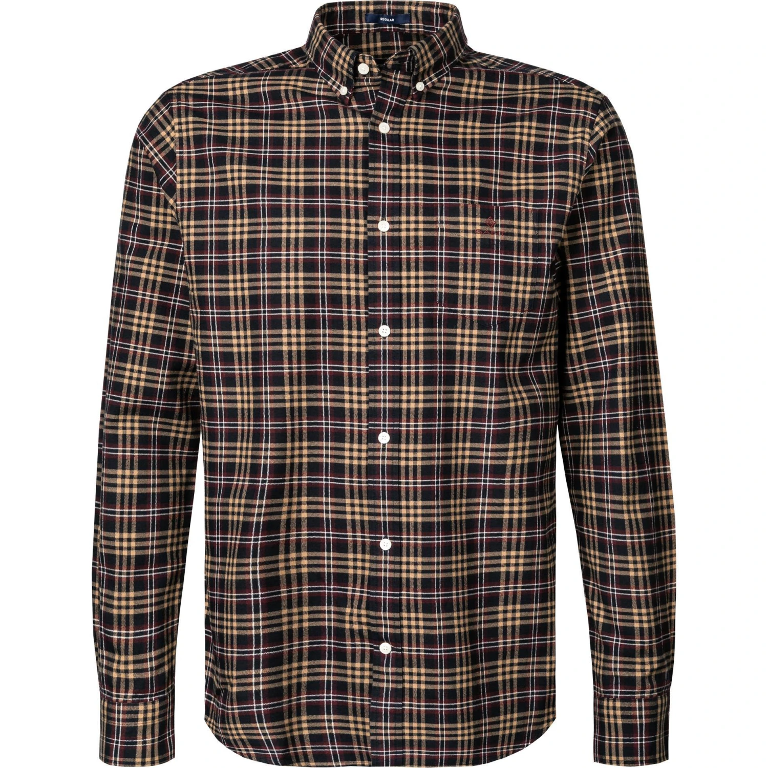 Gant Hemd 3016970/644 Regular Fit, Baumwolle, Royalblau-weinrot kariert, Royal-weinrot 1 Gant Hemd 3016970/644 Regular Fit, Baumwolle, Royalblau-weinrot kariert, Royal-weinrot