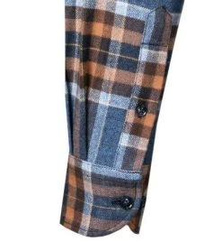 Daniel Hechter Hemd 60350/112602/680 Regular Fit, Flanell, Navy-haselnuss kariert, Navy -hemdenverkauf 377749 norm3