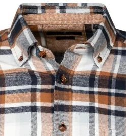 Daniel Hechter Hemd 60350/112603/440 Regular Fit, Flanell, Haselnuss-blau kariert, Haselnuss -hemdenverkauf 377751 norm2