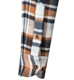Daniel Hechter Hemd 60350/112603/440 Regular Fit, Flanell, Haselnuss-blau kariert, Haselnuss -hemdenverkauf 377751 norm3