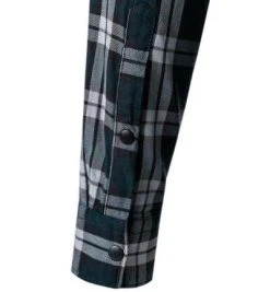 Strellson Hemd Cedric 30028357/440 Baumwolle, Petrolgrün kariert, Petrolgrün-hellblau -hemdenverkauf 377790 norm3