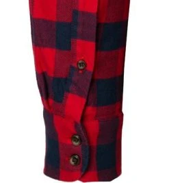 OLYMP Casual Modern Fit 4072/84/35 Hemd, Baumwolle, Rot-blau kariert, Rot -hemdenverkauf 377792 norm3