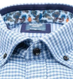 OLYMP Casual Modern Fit 4074/84/11 Hemd, Bio Baumwolle, Bleu gemustert, Bleu 6 OLYMP Casual Modern Fit 4074/84/11 Hemd, Bio Baumwolle, Bleu gemustert, Bleu -hemdenverkauf 377795 norm2