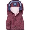 OLYMP Casual Modern Fit 4080/84/35 Hemd, Bio Baumwolle, Rot gemustert, Rot