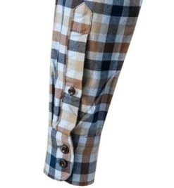 OLYMP Casual Modern Fit 4088/84/28 Hemd, Baumwolle, Braun-blau kariert, Braun-blau -hemdenverkauf 377809 norm3