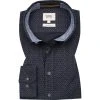 camel active Hemd 409115/6S05/47 Regular Fit, Baumwolle, Nachtblau gemustert, Nachtblau