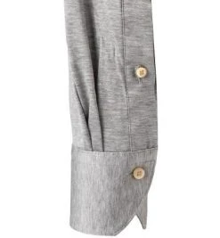 Stenströms Hemd 840000/8270/310 Jersey, Silbergrau meliert, Silber 8 Stenströms Hemd 840000/8270/310 Jersey, Silbergrau meliert, Silber -hemdenverkauf 378062 norm3