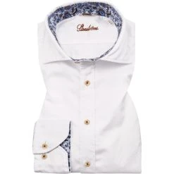 Stenströms Hemd 675921/1905/000 Fitted body, Baumwolle, Weiß