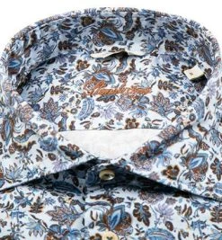 Stenströms Hemd 675921/8281/111 Fitted body, Baumwolle, Blau gemustert, Blau -hemdenverkauf 378087 norm2