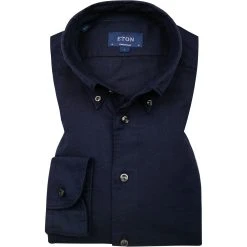ETON Hemd 1000/02461/29 Contemporary Fit, Baumwolle, Dunkelblau