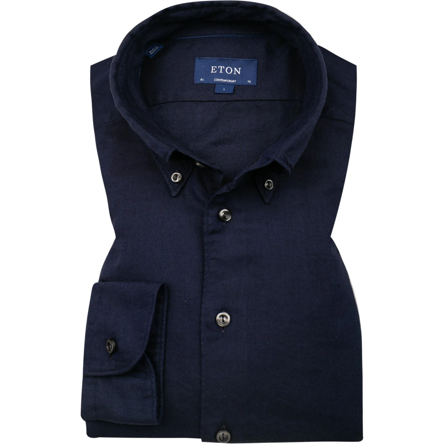 ETON Hemd 1000/02461/29 Contemporary Fit, Baumwolle, Dunkelblau 1 ETON Hemd 1000/02461/29 Contemporary Fit, Baumwolle, Dunkelblau