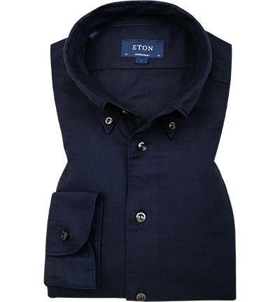 ETON Hemd 1000/02461/29 Contemporary Fit, Baumwolle, Dunkelblau 2 ETON Hemd 1000/02461/29 Contemporary Fit, Baumwolle, Dunkelblau – Bild 2