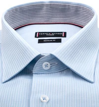 Tommy Hilfiger Hemd MW0MW20814/0GY Regular Fit, Bio Baumwolle, Hellblau 3 Tommy Hilfiger Hemd MW0MW20814/0GY Regular Fit, Bio Baumwolle, Hellblau – Bild 3