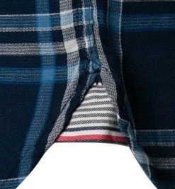 Tommy Hilfiger Hemd MW0MW20588/0MT Regular Fit, Baumwolle, Blau kariert, Blau -hemdenverkauf 378166 norm3