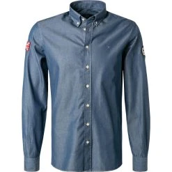HACKETT Hemd HM308875/561 Classic Fit, Baumwolle, Indigo