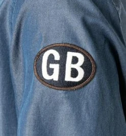 HACKETT Hemd HM308875/561 Classic Fit, Baumwolle, Indigo -hemdenverkauf 378209 norm3