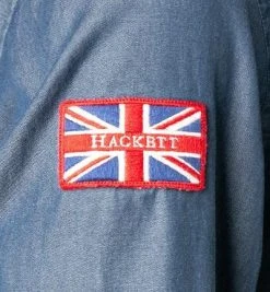 HACKETT Hemd HM308875/561 Classic Fit, Baumwolle, Indigo -hemdenverkauf 378209 norm4