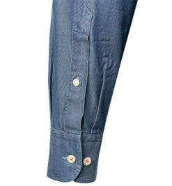 HACKETT Hemd HM308875/561 Classic Fit, Baumwolle, Indigo -hemdenverkauf 378209 norm5