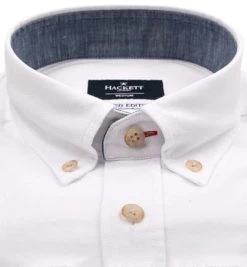 HACKETT Hemd HM308876/800 Slim Fit, Baumwolle, Weiß -hemdenverkauf 378226 norm2