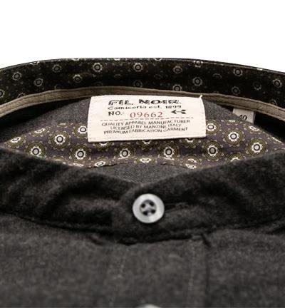 FIL NOIR Hemd Ancona 51582/70 Shaped Fit, Flanell CO2-Neutral, Nachtblau meliert, Nachtblau 3 FIL NOIR Hemd Ancona 51582/70 Shaped Fit, Flanell CO2-Neutral, Nachtblau meliert, Nachtblau – Bild 3