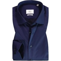 ETERNA modern fit 1683 8005/X687/18 Hemd, Baumwolle CO2-Neutral, Dunkelblau