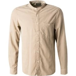 Marc O'Polo Hemd 129 7233 42192/913 Shaped Fit, Feincord, Greige, Hellgrau