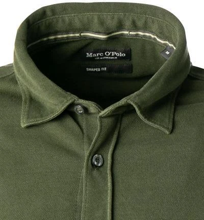Marc O'Polo Hemd 128 2209 52068/428 Shaped Fit, Bio Baumwolle, Tannengrün 3 Marc O'Polo Hemd 128 2209 52068/428 Shaped Fit, Bio Baumwolle, Tannengrün – Bild 3