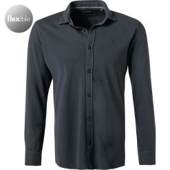 Marc O'Polo Hemd 128 2209 52068/991 Shaped Fit, Bio Baumwolle, Anthrazit